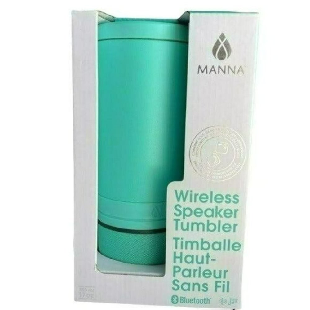 Manna Aqua Wireless Speaker Tumbler 17oz  Bluetooth Music Speaker Tumbler - Picture 3 of 10